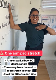 Chiropractic Porirua NZ One Arm Stretch