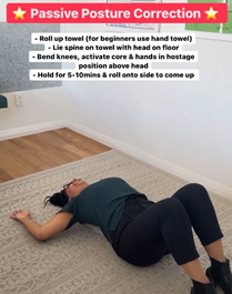 Chiropractic Porirua NZ Passive Posture Correction Exercise